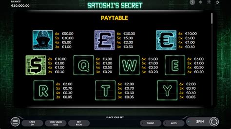 Satoshi's Secret Slot review from Endorphina.